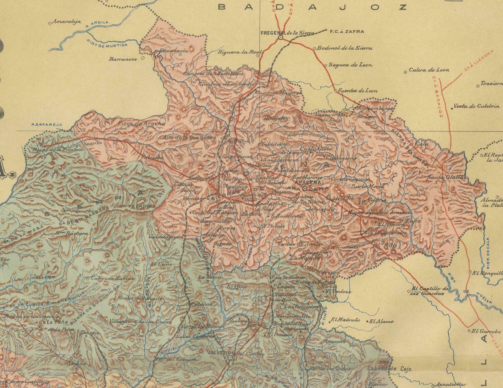 Huelva 1901: A Cartographic Presentation Of Andalusia's Atlantic Frontier photo for sale