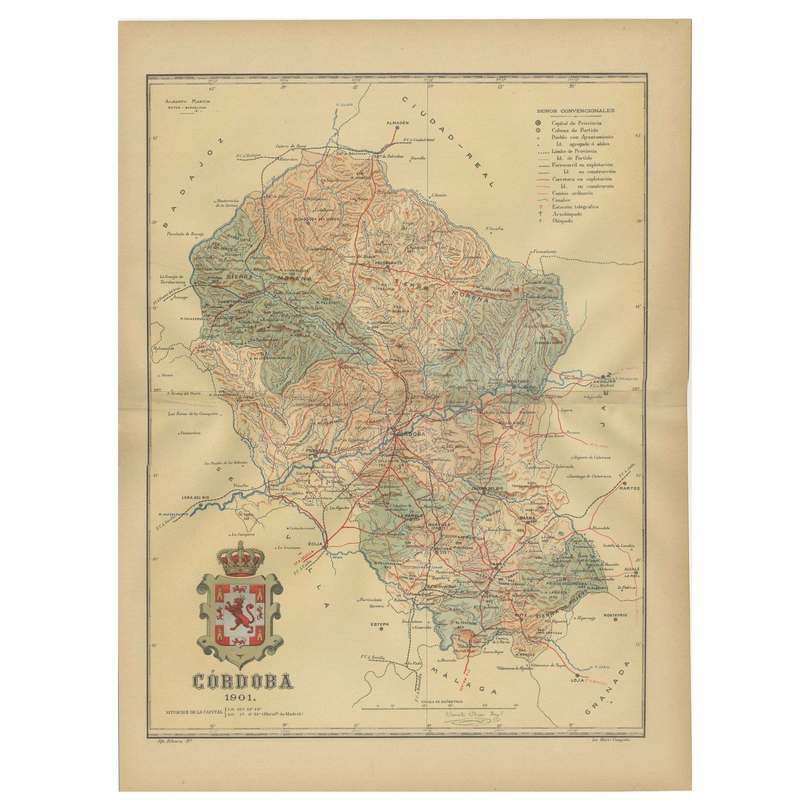 Córdoba 1901: A Cartographic Journey Through Andalusia’s Heartland In Spain