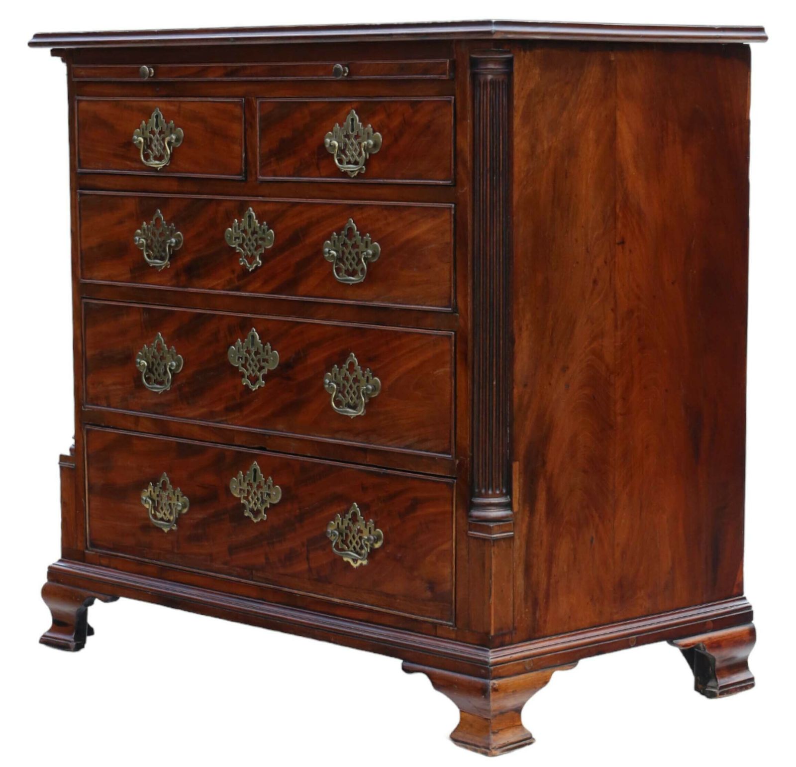 Antique Fine Quality Georgian Late 18th Century Mahogany Batchelor's Chest Of Drawers photo furniture