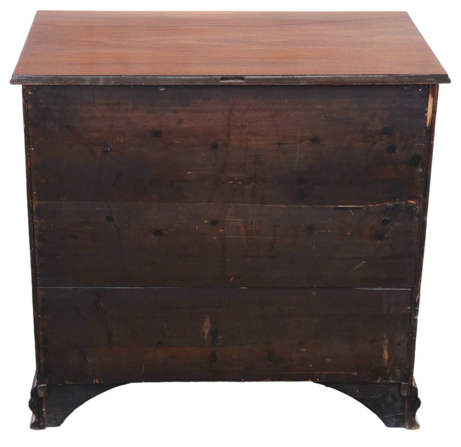 Antique Fine Quality Georgian Late 18th Century Mahogany Batchelor's Chest Of Drawers photo vintage