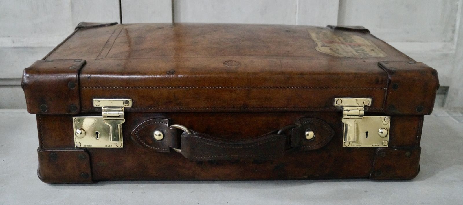 Edwardian George Perry & Co Leather Case