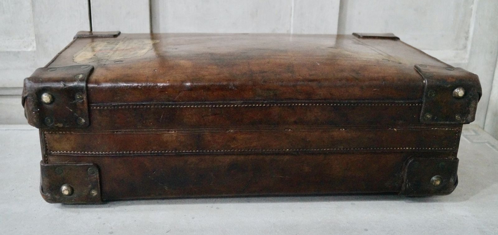 Edwardian George Perry & Co Leather Case photo 595.0