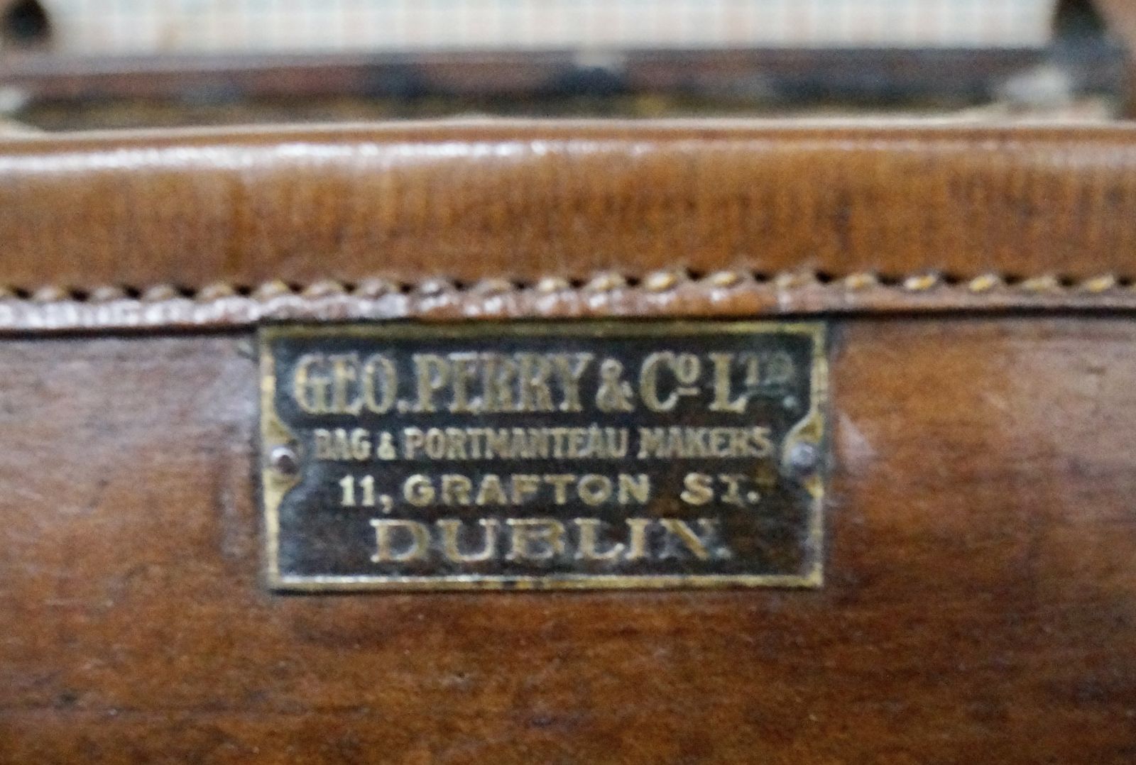 photo for sale Edwardian George Perry & Co Leather Case