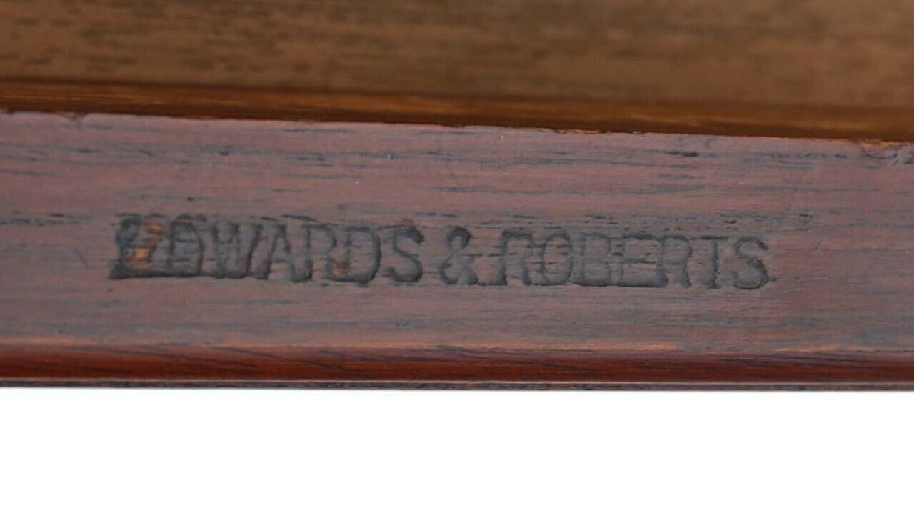 Antique Fine Quality 19th Century Edwards And Roberts Mahogany Writing Dressing Side Table Desk photo Furniture