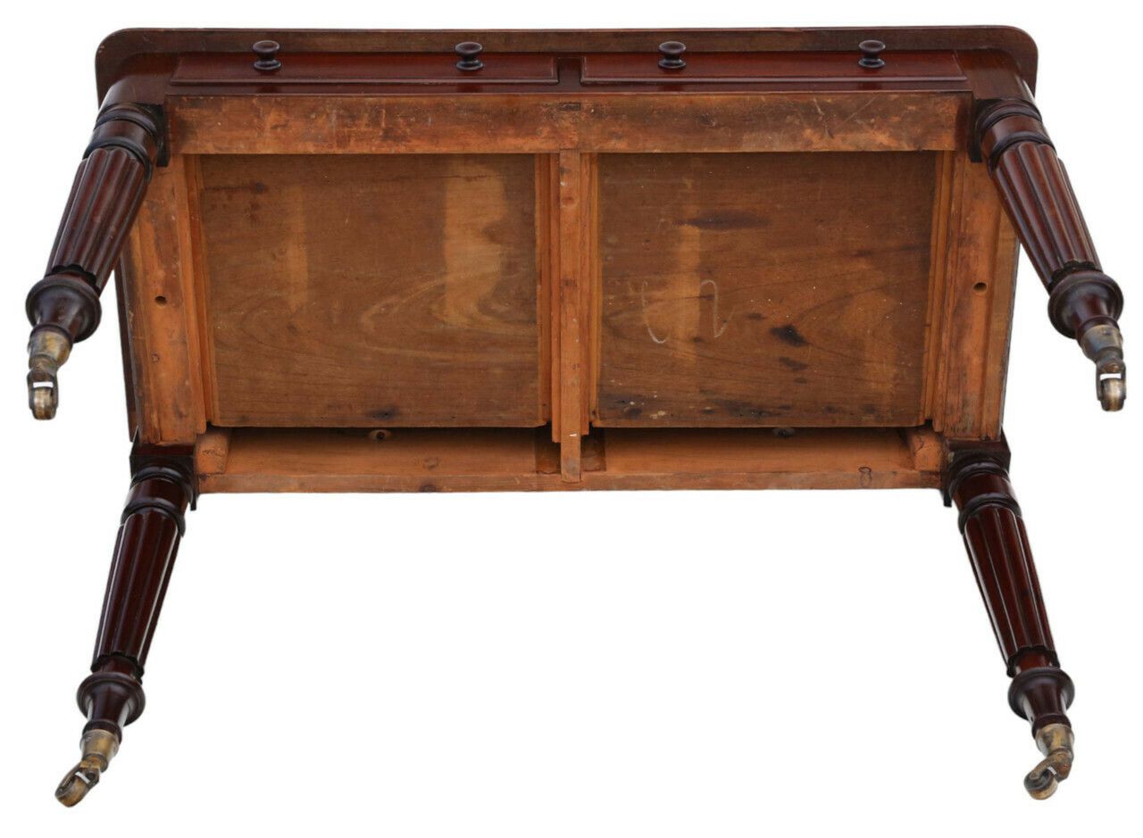 Antique Fine Quality 19th Century Edwards And Roberts Mahogany Writing Dressing Side Table Desk photo vinterior