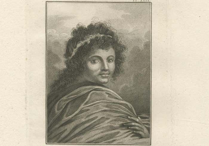 Antique Print Of Woman Of Ulietea, French Polynesia, By Cook, 1803 photo Art