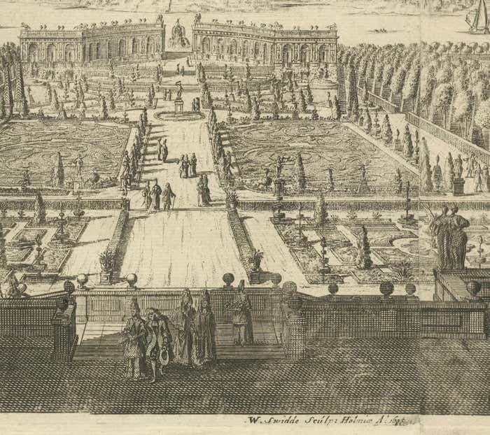 Rosersberg Palace And Gardens Near Stockholm In The Baroque Splendor Of 1695 photo buy
