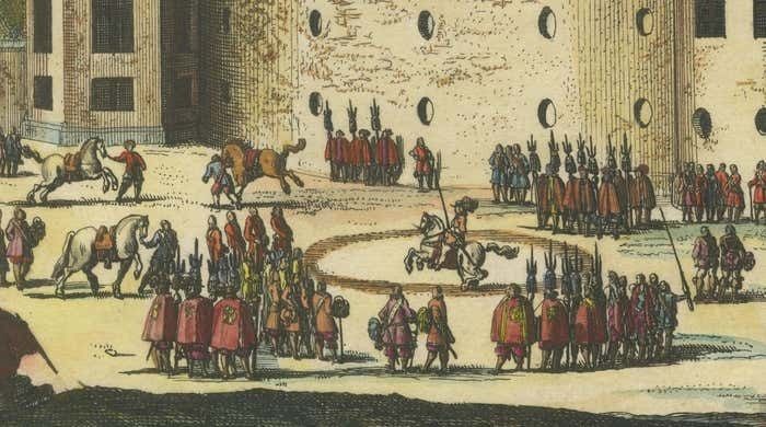 Baroque Majesty: A Vibrant Assembly At Svartsjö Castle In Sweden, 1693 photo 967.0