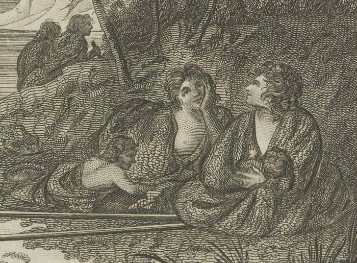 Quietude In Dusky Bay: An 18th Century Family Scene In New Zealand, 1784 photo Art