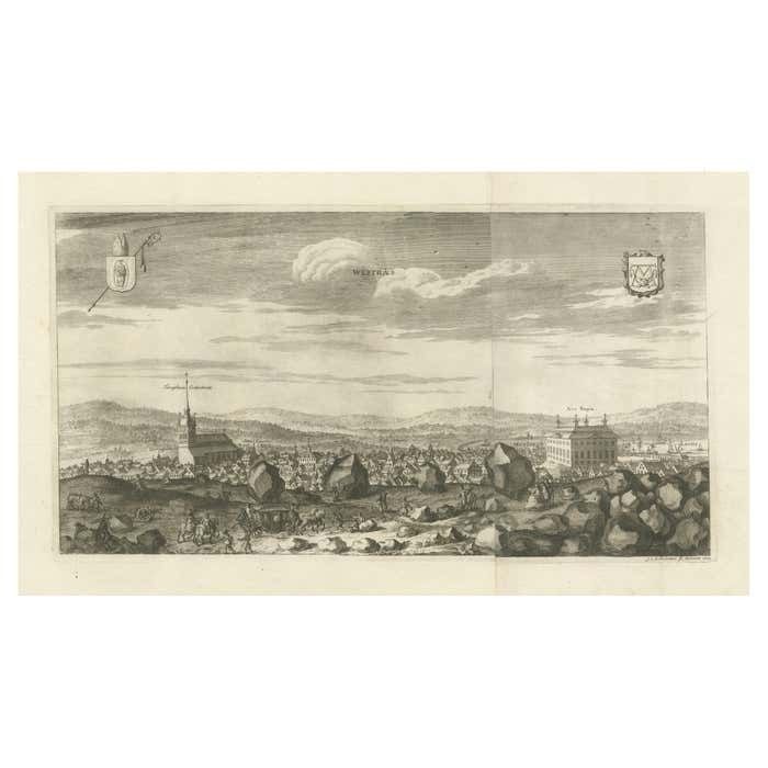 Westras: A Jan Van Aveelen Engraving From 'Sweden Ancient And Modern', 1701