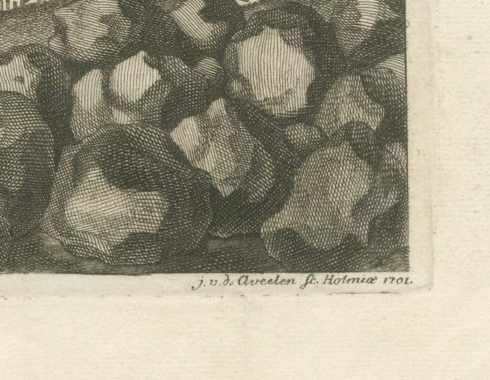 Westras: A Jan Van Aveelen Engraving From 'Sweden Ancient And Modern', 1701 photo Art