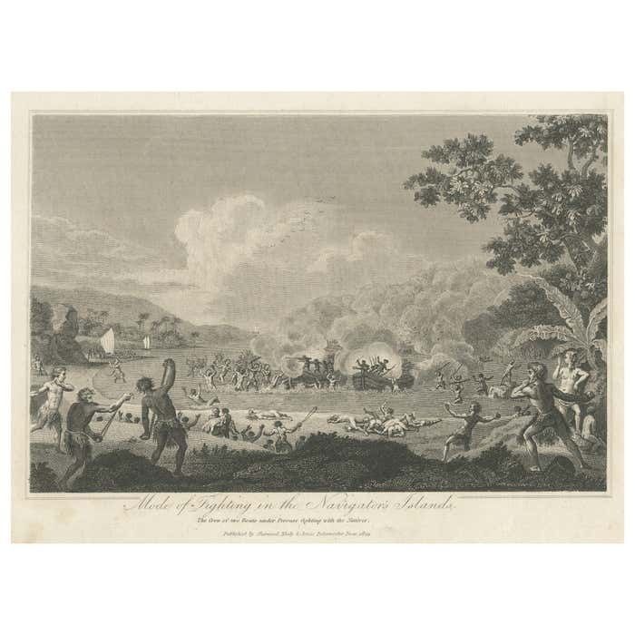 Confrontation And Culture: Samoan Warrior Engagement, Published In 1820