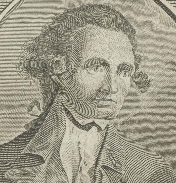 1786 Engraved Portrait Of Captain James Cook By M. Thornton photo 262.0