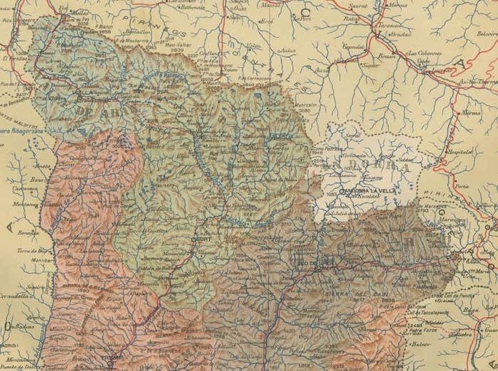 Lleida 1902: A Cartographic Perspective Of Catalonia's Gateway To The Pyrenees photo Art