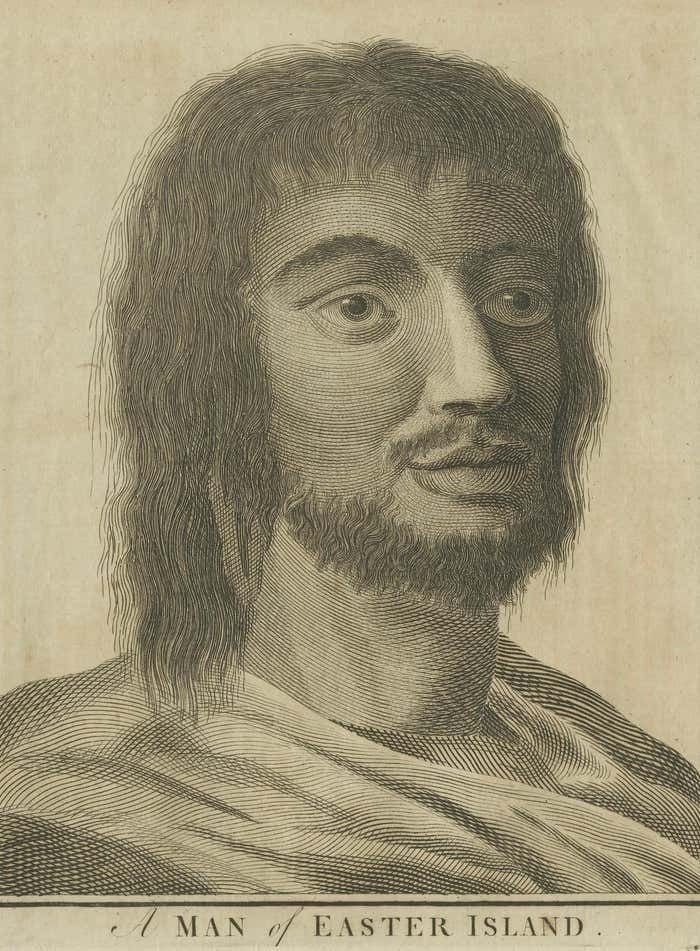 Rapa Nui Gaze: Portraits From Easter Island, Engraved And Published In Ca.1785 photo 239.0