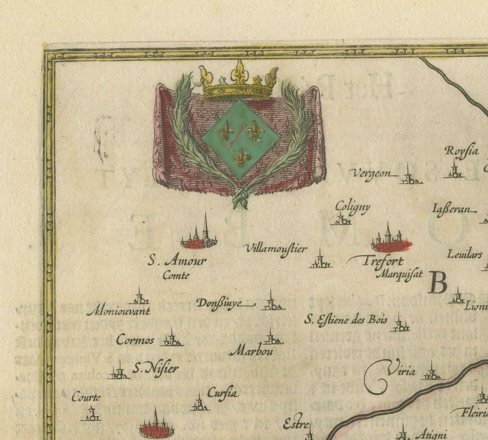 The Principality Of Dombes: A 17th Century Cartographic Jewel By Jan Jansson photo 609.0