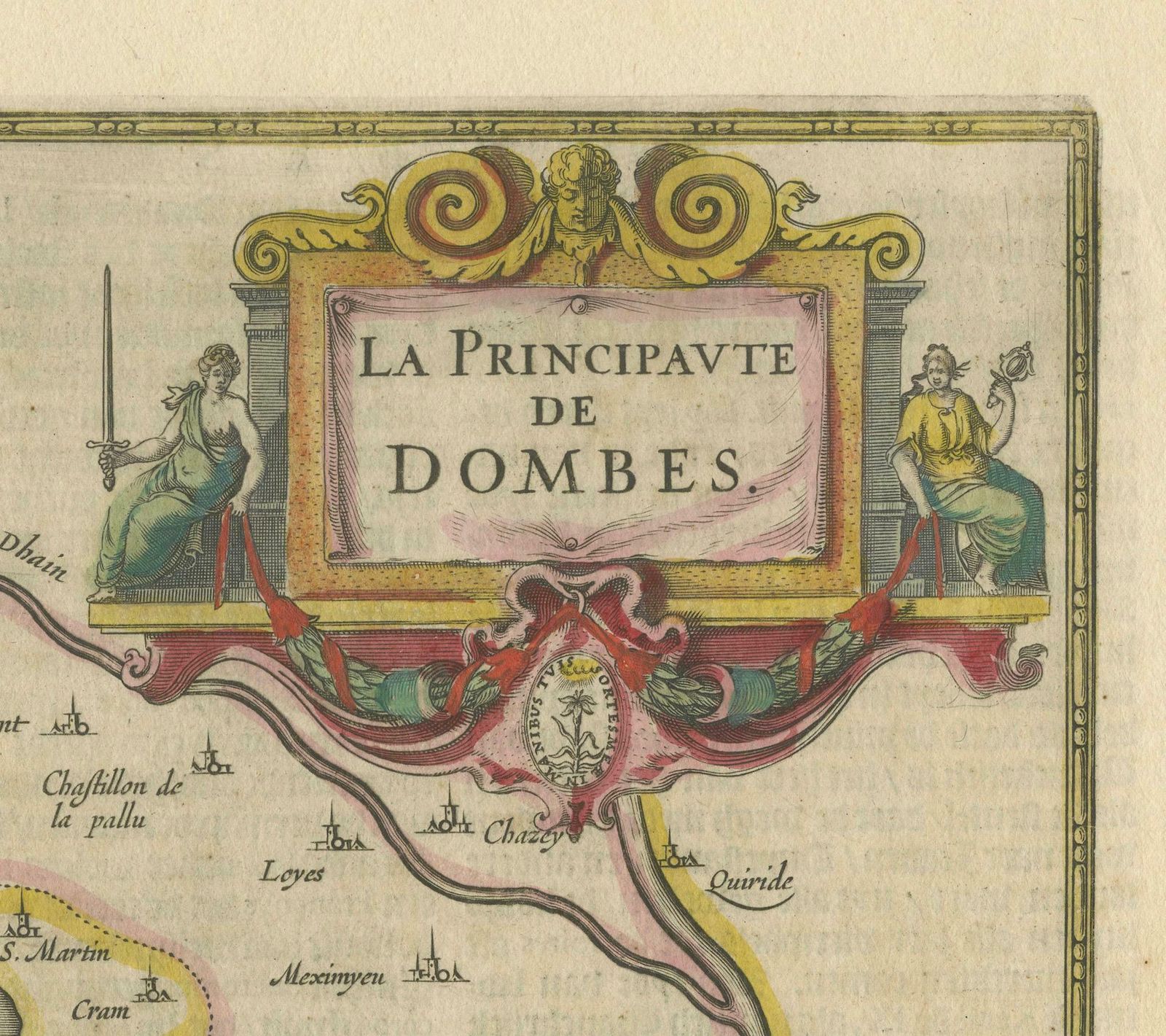The Principality Of Dombes: A 17th Century Cartographic Jewel By Jan Jansson photo vinterior