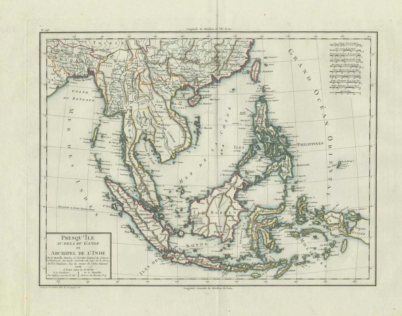 1797 Tardieu Map Of Southeast Asia: The Malay Archipelago And Beyond photo furniture