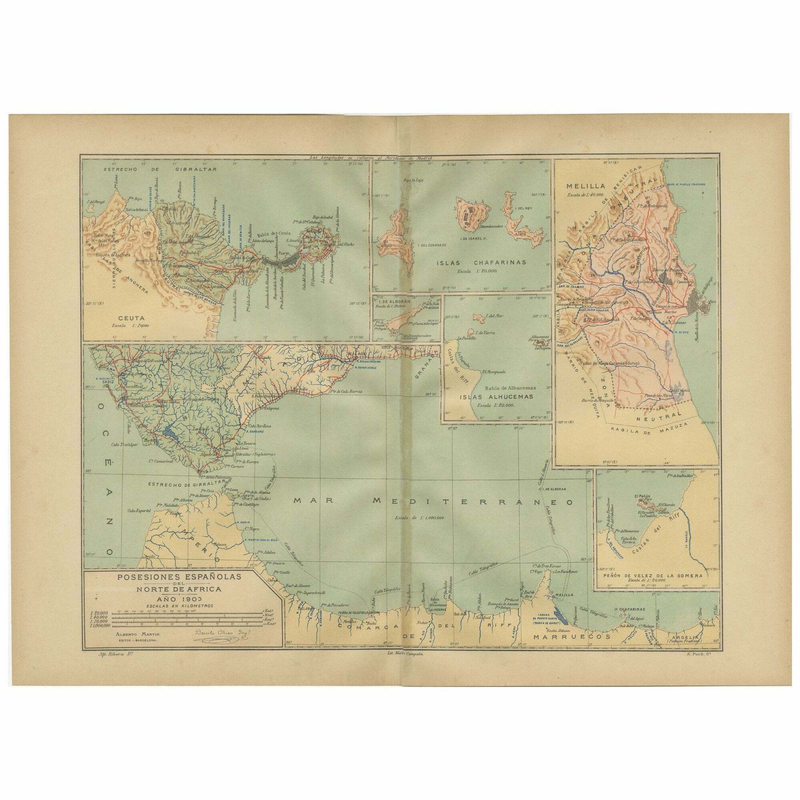 Crossroads Of Continents: Spain's North African Enclaves In 1903