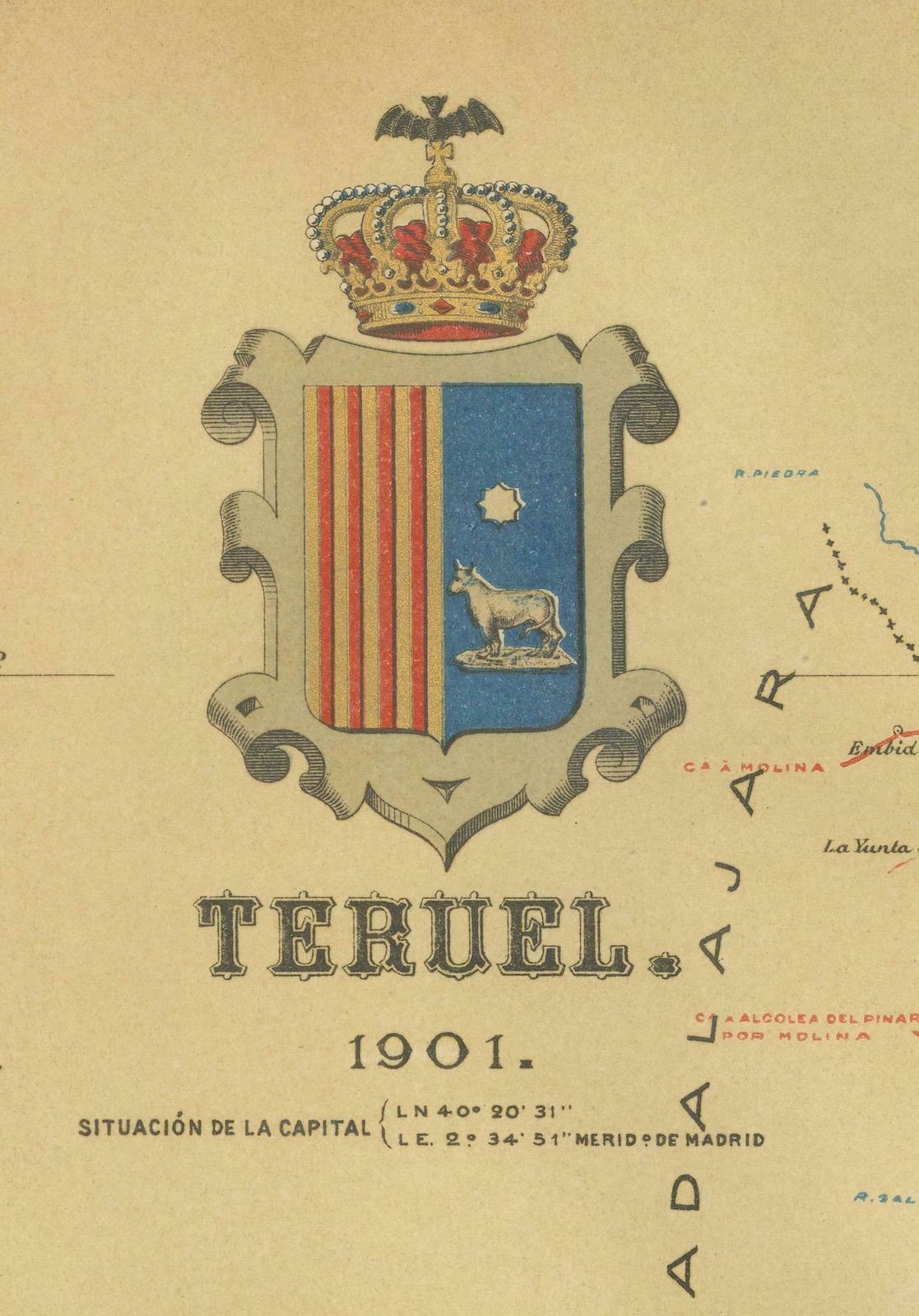 Teruel 1901: A Cartographic Depiction Of Heritage And Natural Splendor In Spain photo 327.0