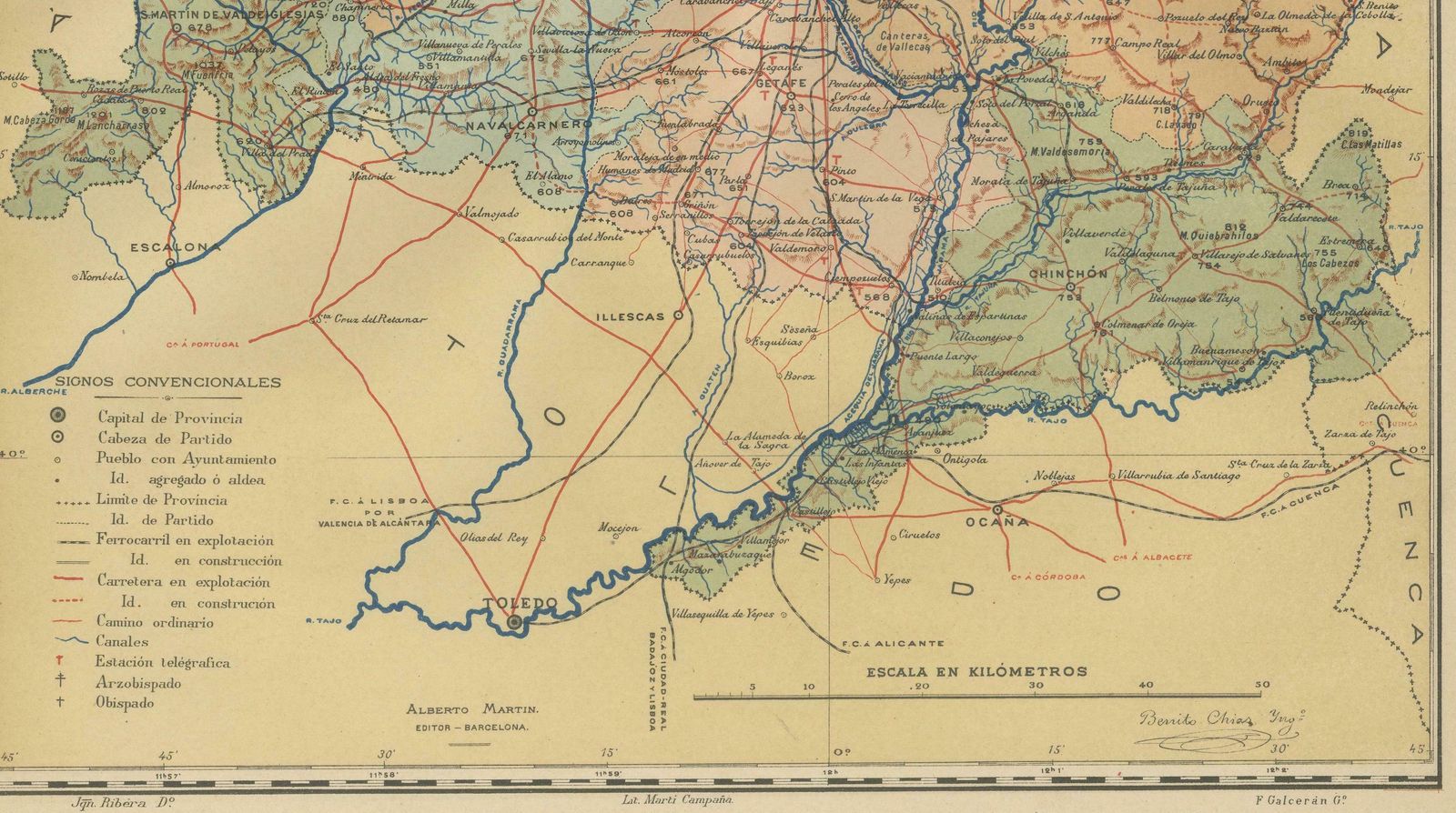 Madrid 1901: A Historical Map Of Spain's Capital Province photo Art
