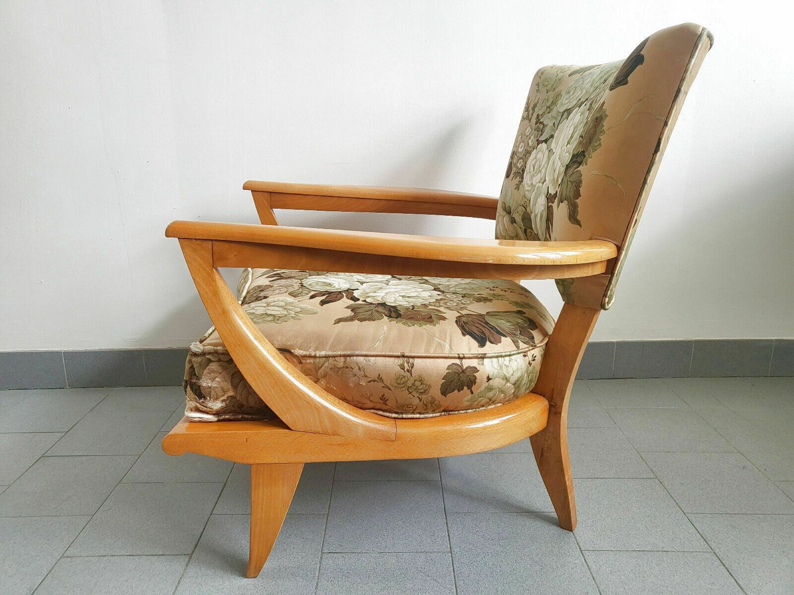 Fauteuil Vintage 1950 Sk40 Ou Sk250 Etienne Henri Martin Pour Steiner 50s 1950s photo 1920.0