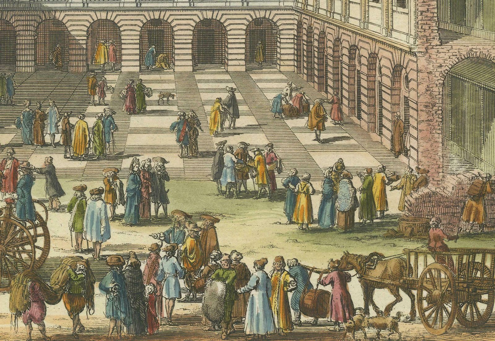 The Southern Courthouse Of Stockholm: An Engraving By Willem Swidde, 1691 photo 588.0