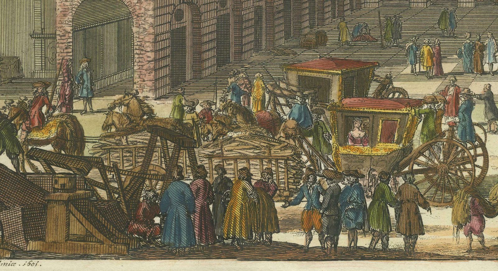 The Southern Courthouse Of Stockholm: An Engraving By Willem Swidde, 1691 photo buy