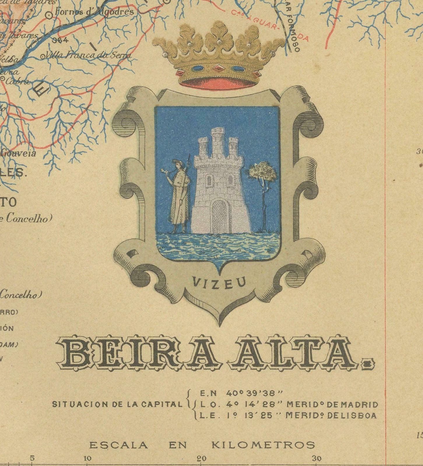 Beira Alta: A Cartographic Journey Through Portugal's Heartland In 1903 photo 315.0