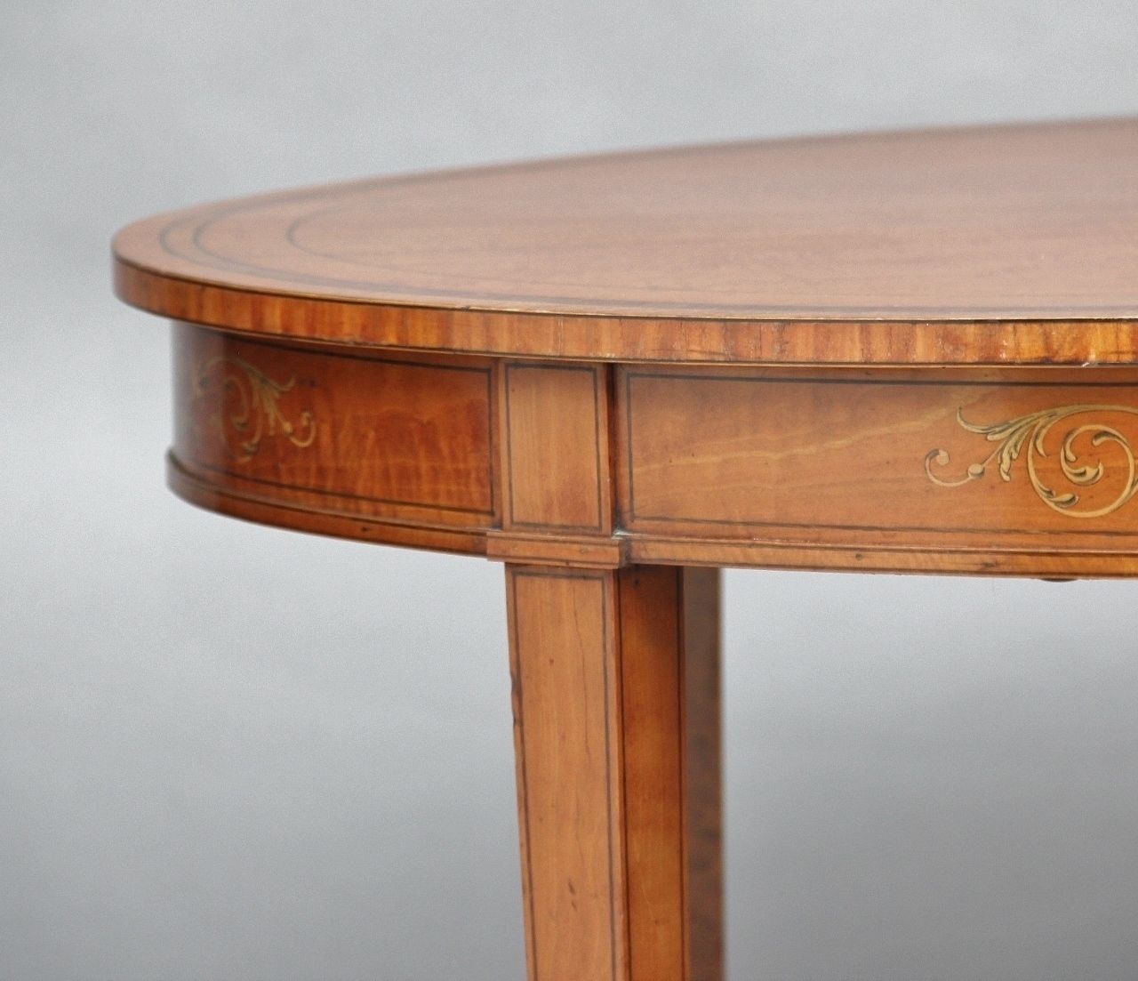 19th Century Satinwood Center Table photo 1650.0
