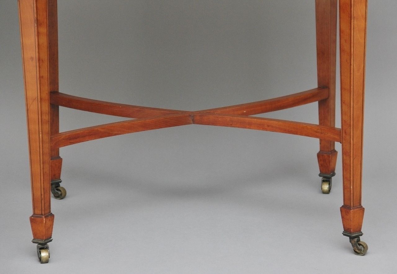 19th Century Satinwood Center Table photo vintage