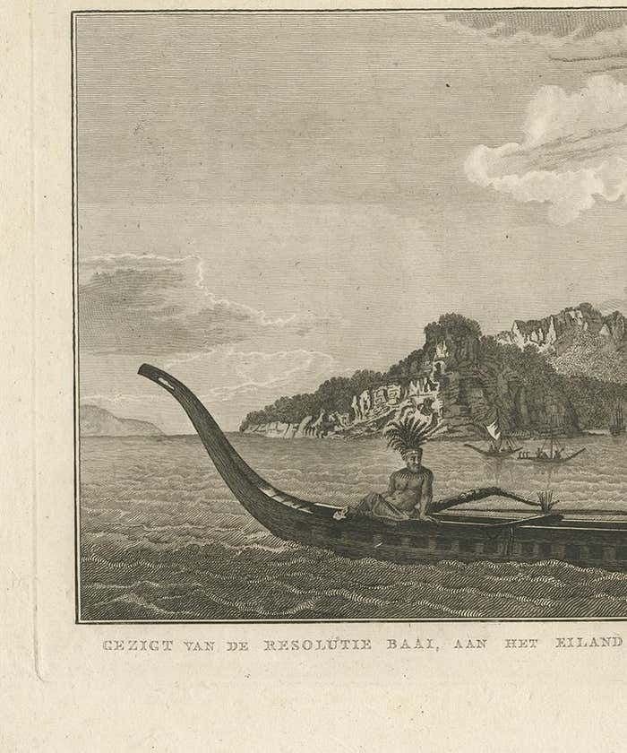 Resolution Bay On St. Christina: A Glimpse Of The Marquesas In Cook's Voyages photo for sale