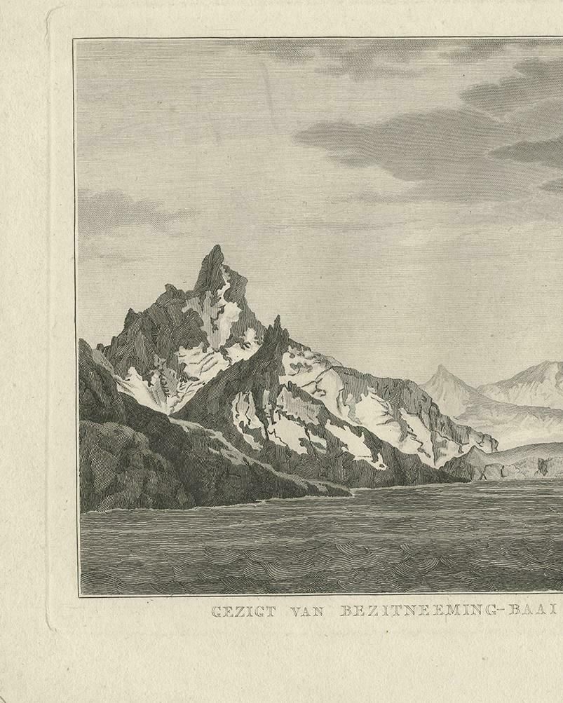 Antique Print Of South Georgia By Cook, 1803 photo for sale