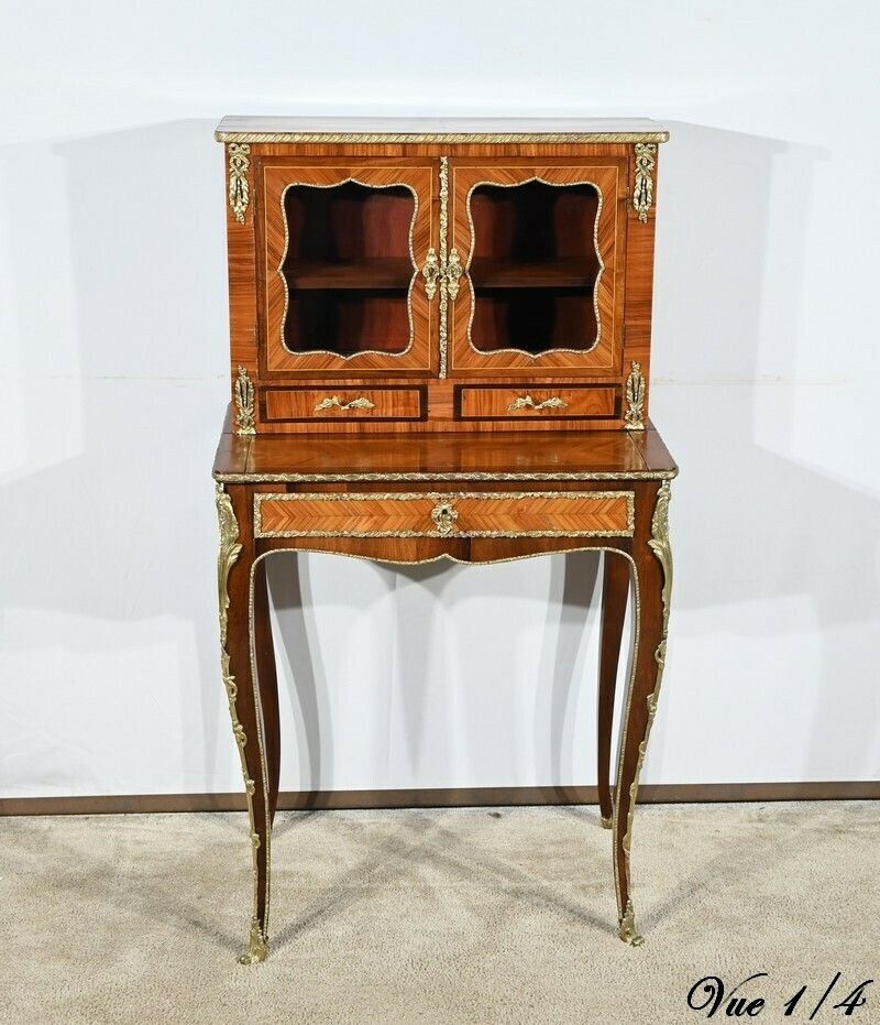 Little Happiness Of The Day In Rosewood, Louis XV Style – Mid 19th Century photo vintage