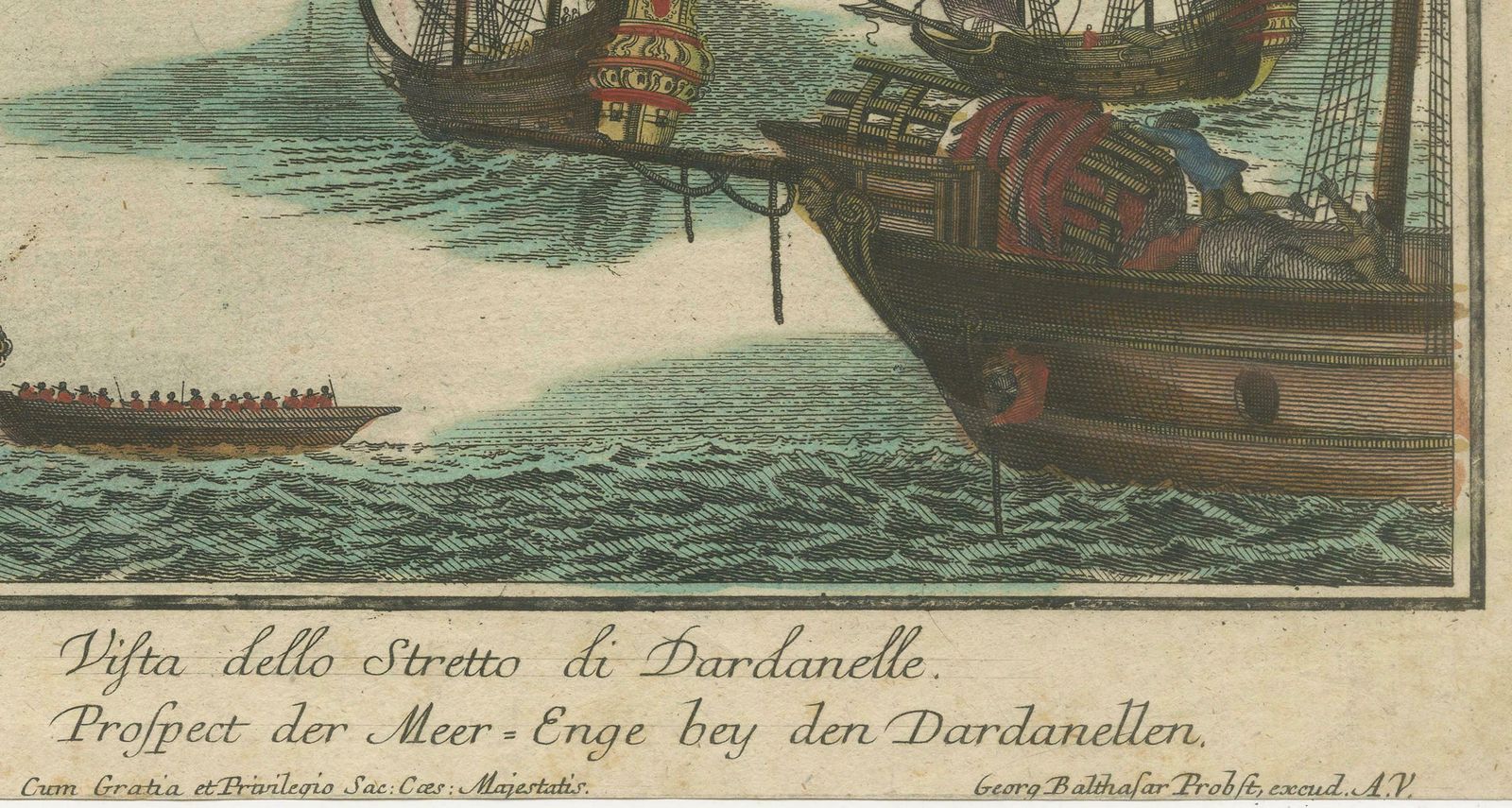 The Dardanelles In The Age Of Sail: A Panoramic Etching, Ca.1765 photo furniture