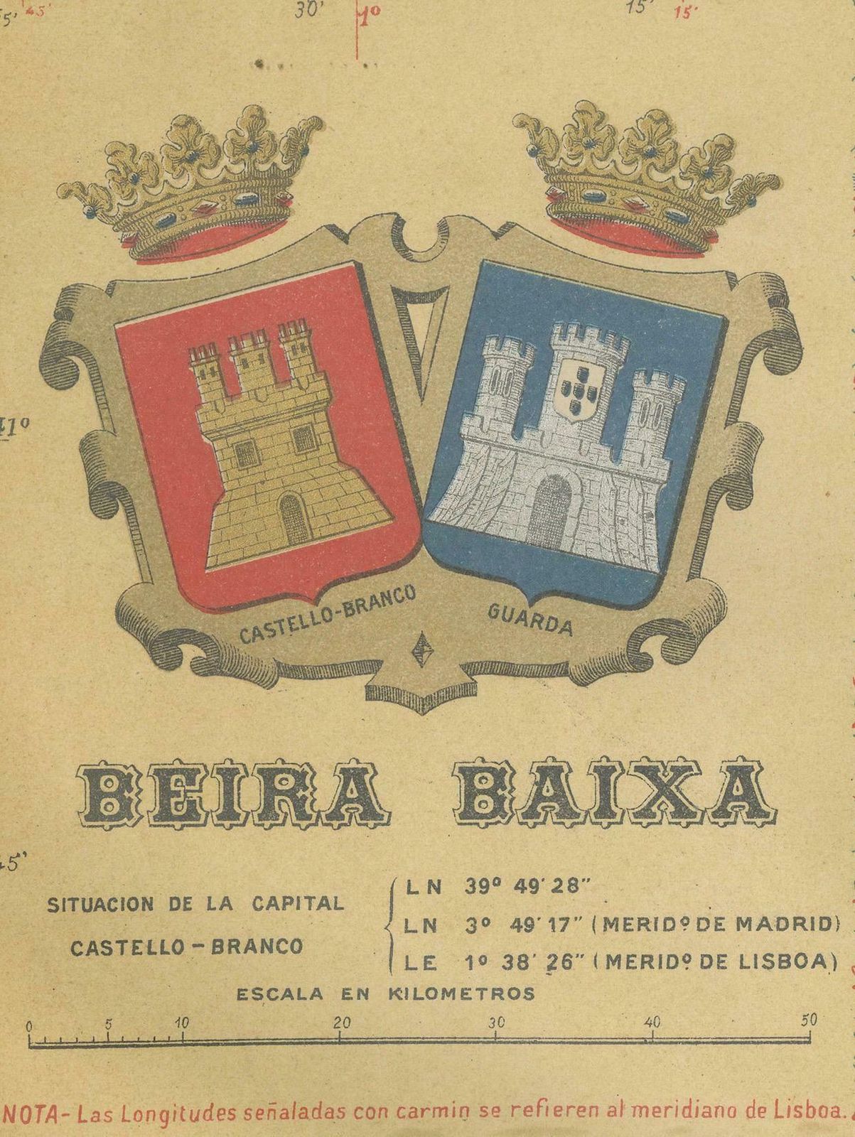 Beira Baixa: A Cartographic Portrait Of Portugal's Historic Frontier In 1903 photo 317.0