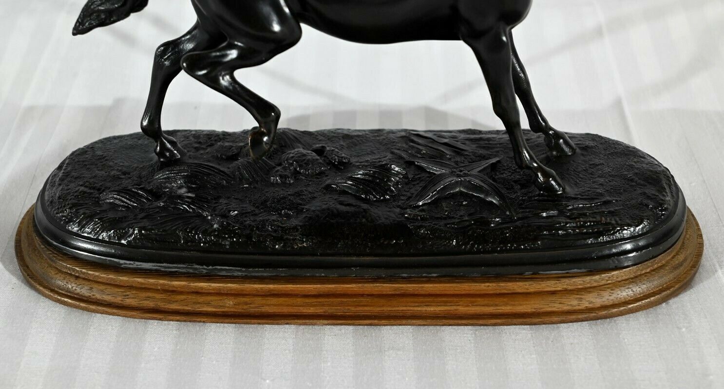 481.774193565 Horse In Regulates On Wooden Base – Early 20th Century photo