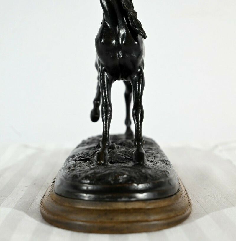 photo buy Horse In Regulates On Wooden Base – Early 20th Century