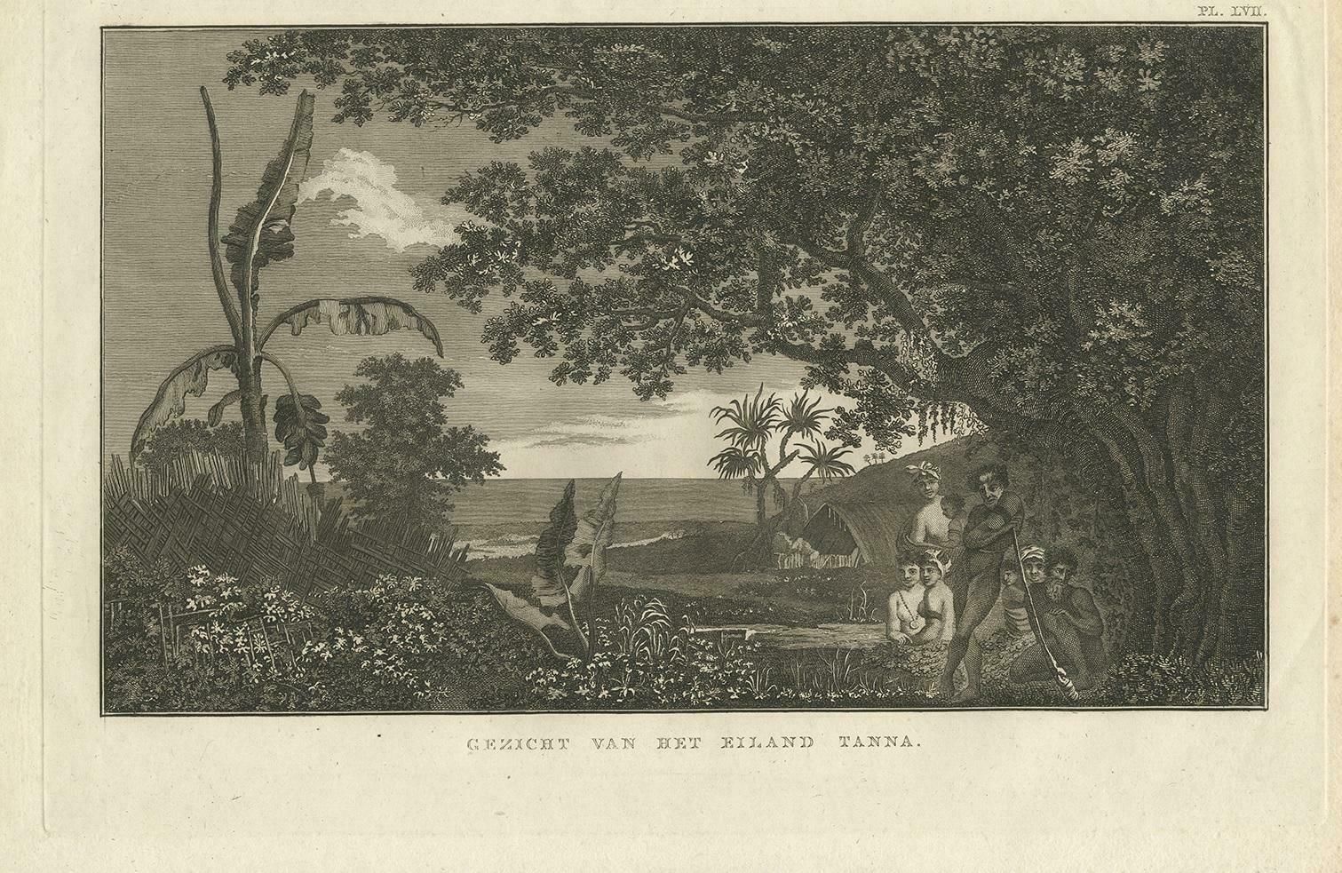 View Of Tanna Island: A Glimpse Into Vanuatu From Cook's Voyages, 1803 photo furniture