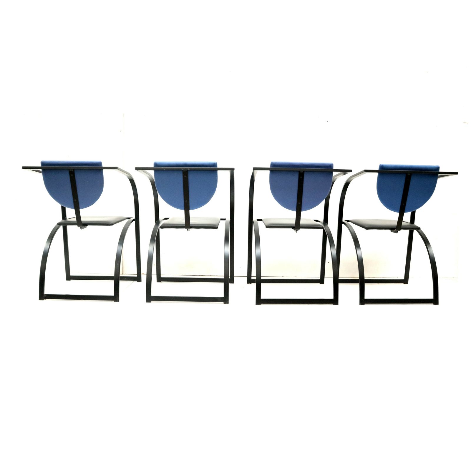 Set Of 4 Vintage Postmodern Dining Room Chairs Model ‘Cosinus’ By Karl Friedrich Förster For Kff Design photo Furniture