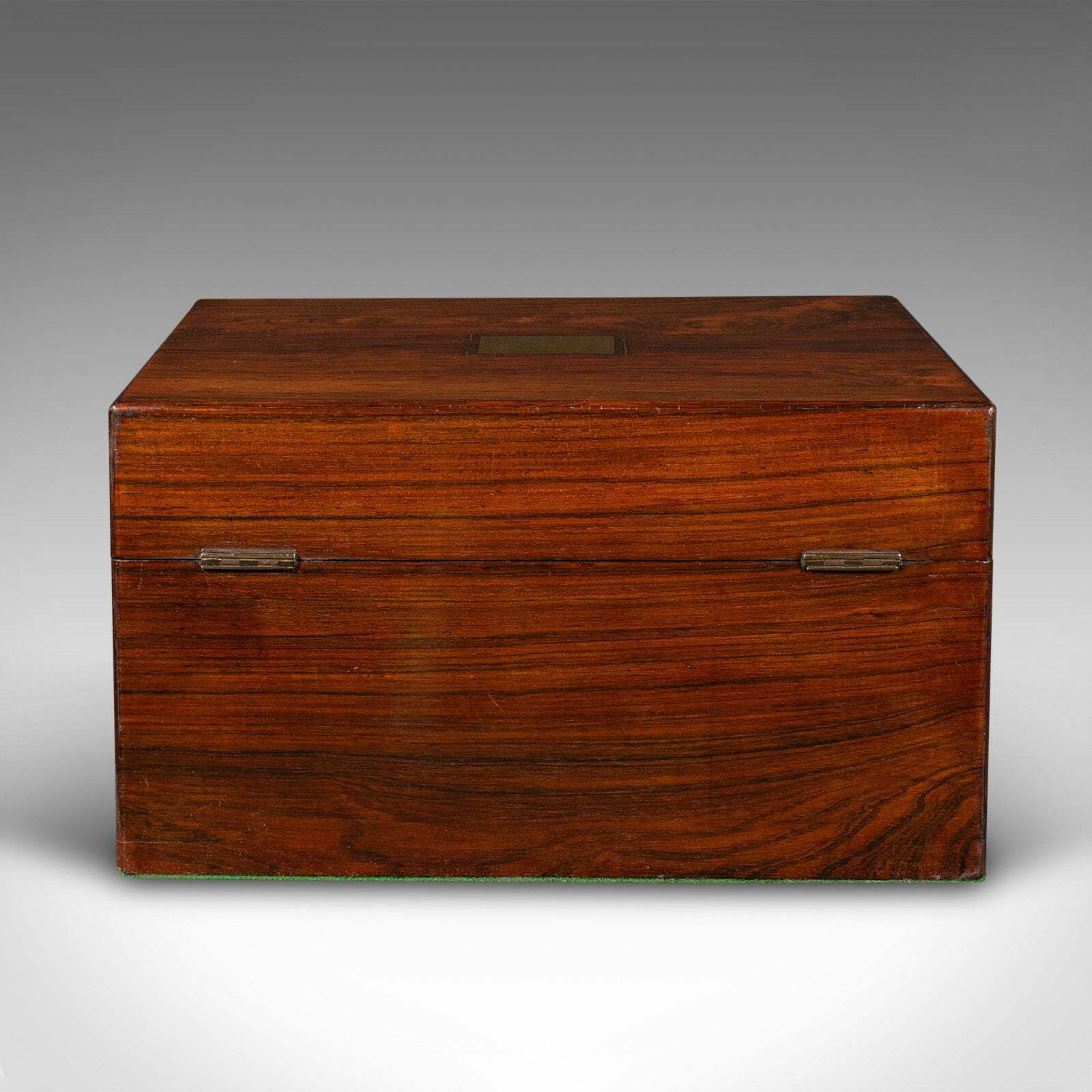 Antique Vanity Case, English, Travelling Dressing Table Box, Regency, Circa 1820 photo Home Decor