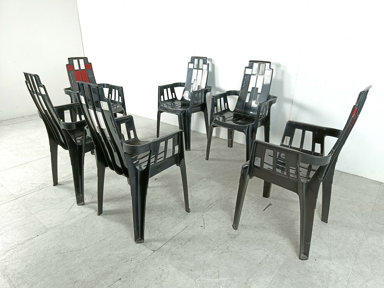 Boston Chairs By Pierre Paulin For Henry Massonnet, 1988, Set Of 6 photo furniture