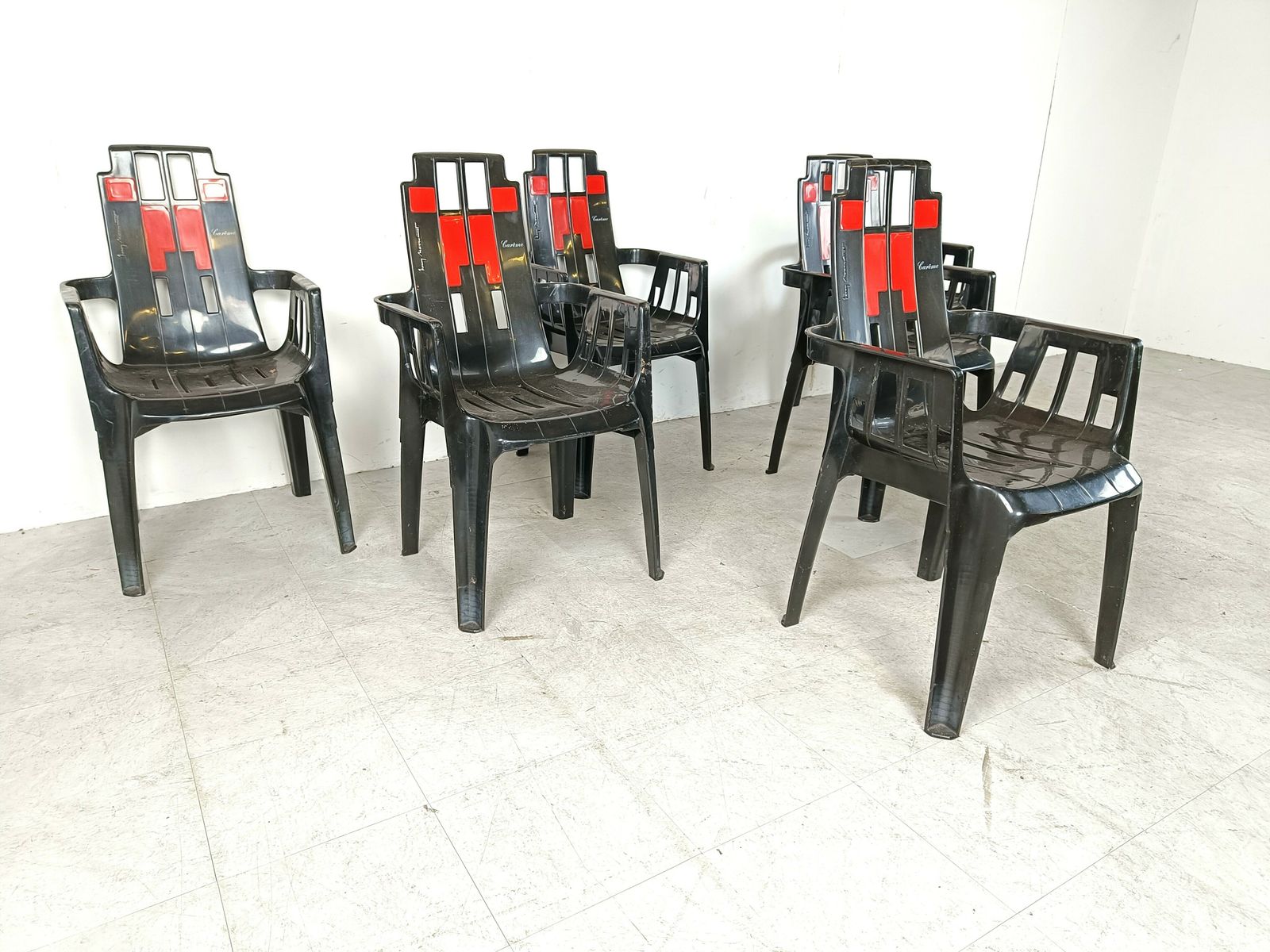 Boston Chairs By Pierre Paulin For Henry Massonnet, 1988, Set Of 6 photo furniture