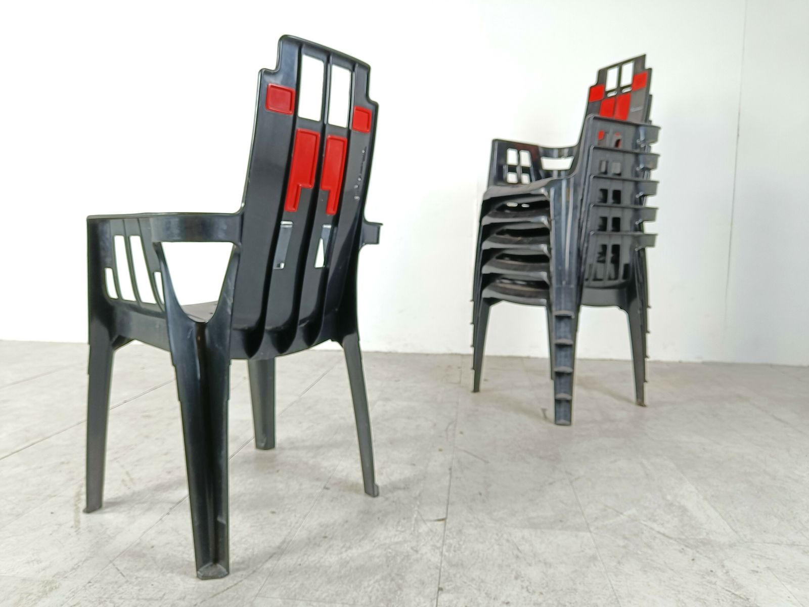 photo for sale Boston Chairs By Pierre Paulin For Henry Massonnet, 1988, Set Of 6