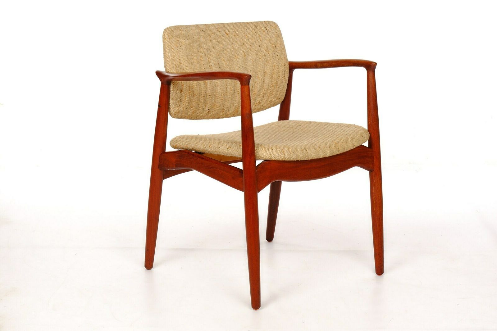 photo furniture Vintage Chair Mid Century Denmark, Erik Buch, Teak, Wool