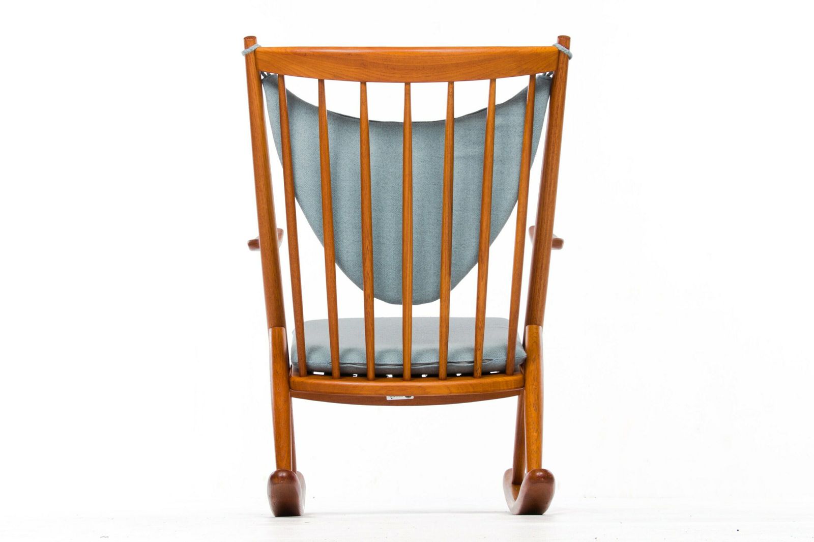 Rocking Chair Mid Century Teak Vintage, By Frank Reenskaug For Bramin photo vinterior
