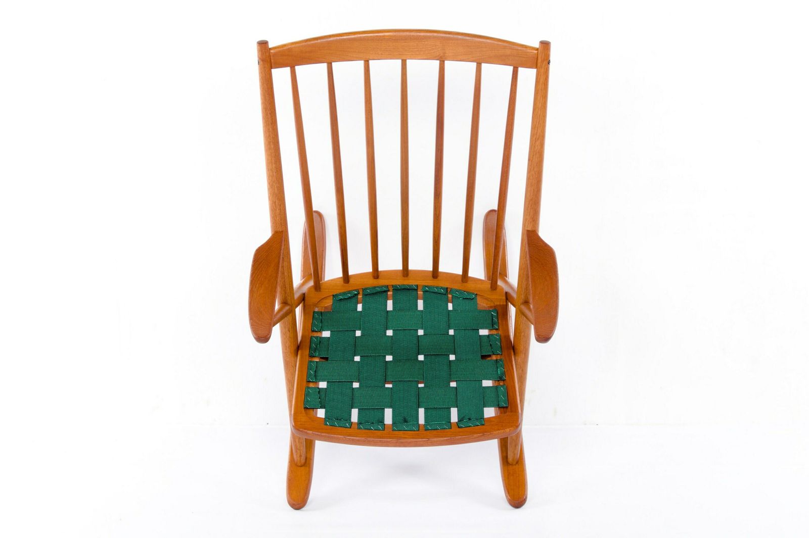Rocking Chair Mid Century Teak Vintage, By Frank Reenskaug For Bramin photo vintage