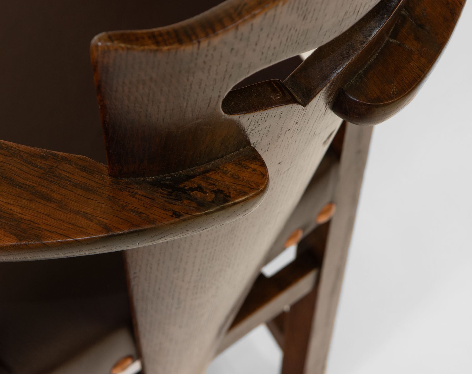 2285.0 Glasgow School Oak Armchair George Walton Style 'Abingwood' Liberty & Co photo