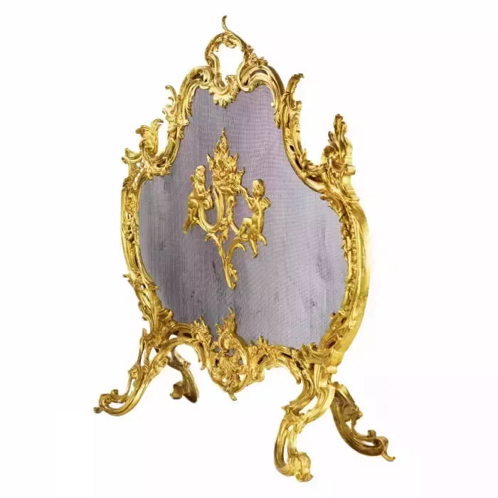 Fireplace Railing In Louis XV Style. France 19th Century. photo 1603.0