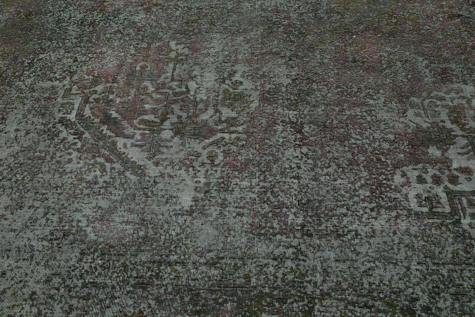 photo for sale Handmade 1980's Grey Over Dyed Large Area Rug ( 384 X 298 Cm )